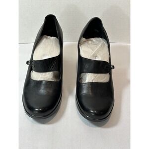 Dansko Tara Mary Jane Black Leather Shoes Women's Size 42/ 11.5-12